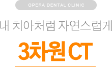 내 치아처럼 자연스럽게 / 3차원 씨티